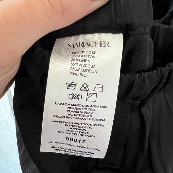 Maria Cher Joline Cargo Pants - Black Size S - Picture 5 of 5